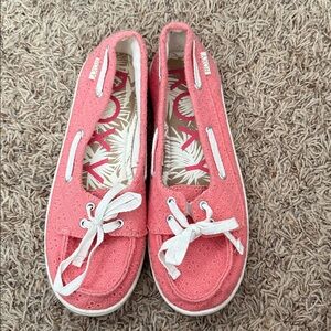Roxy Pink Lace-Up Women's Shoes